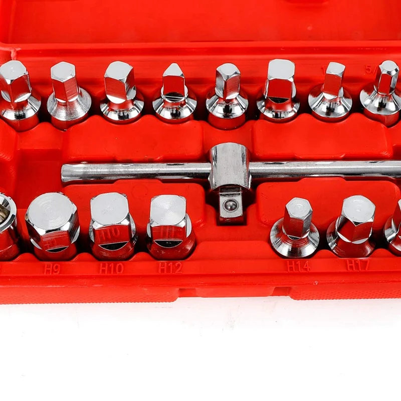 18 шт. маслоотводная труба розетка ключ коробки передач шестигранные квадратные