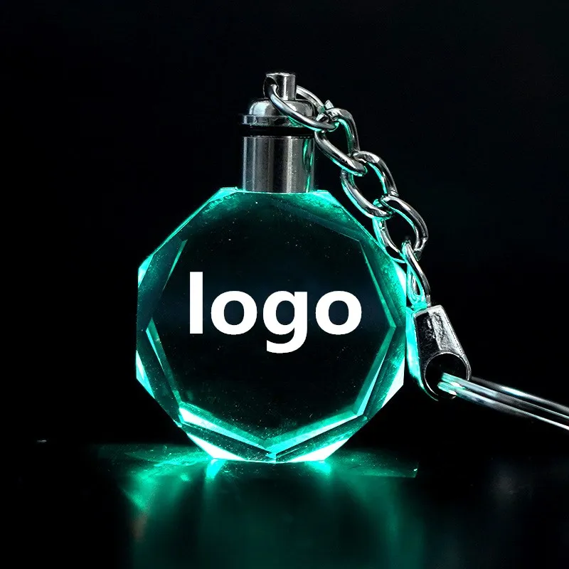 Светодиодсветильник ка Хрустальный логотип автомобиля брелок для Renault Kia Mazda Seat