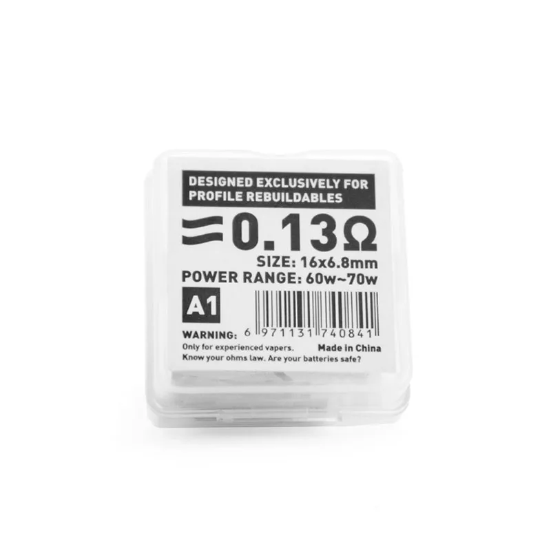 OFRF Nexmesh сетки катушки 0.13ohm/0.15ohm A1 для Wotofo профиль RDA единство RTA Kylin м 1 5 | Электроника