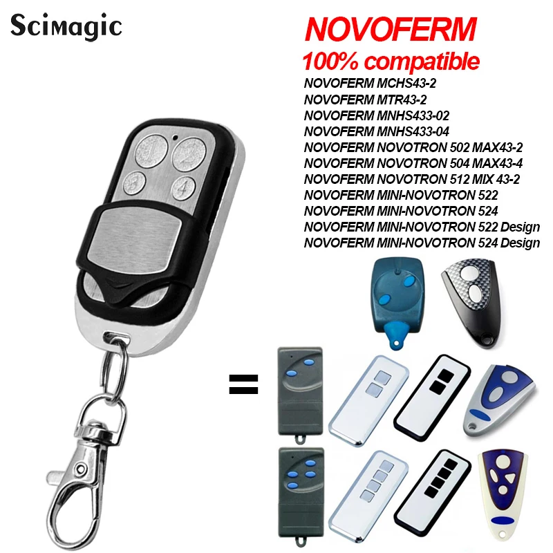 NOVOFERM 433 92 МГц Роллинг код пульт дистанционного управления Управление для NOVOTRON 502