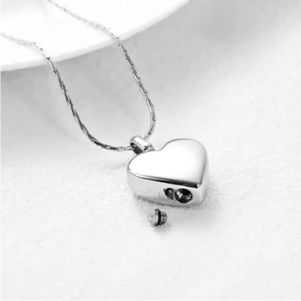 Кремация ювелирные изделия ожерелье с урной на память для пепла любовь сердце