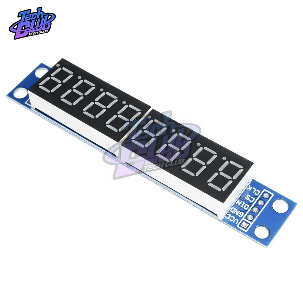 Светодиодный точечный матричный 7 сегментный 8 значный модуль управления