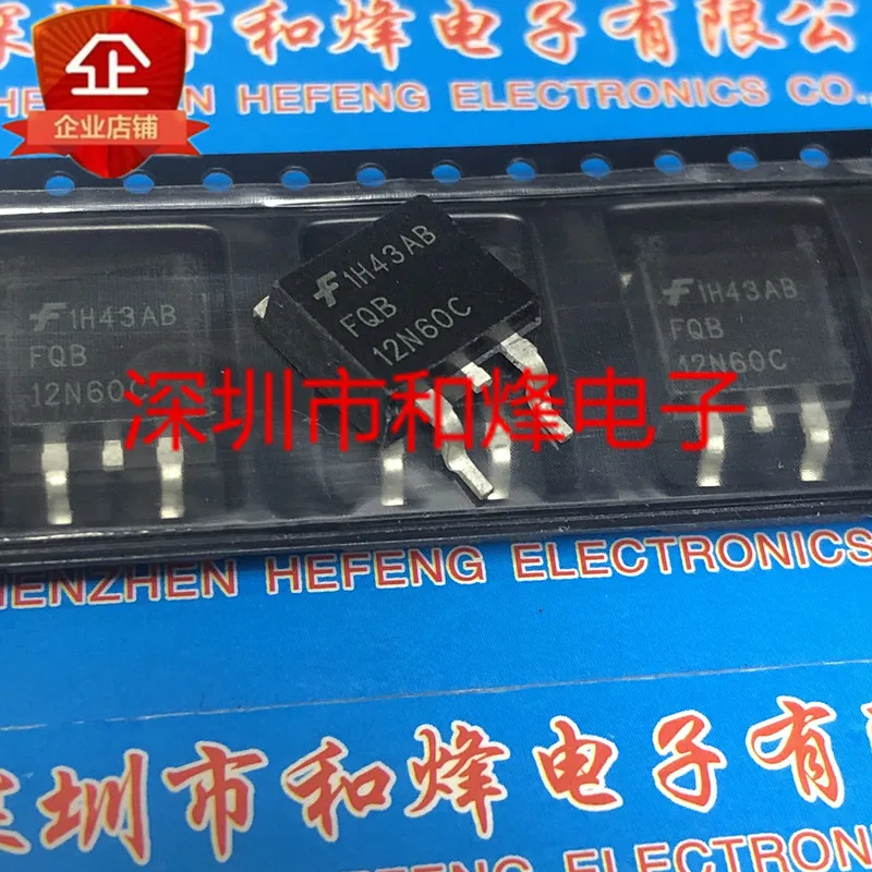 

10 шт. FQB12N60C TO-263 600V 12A