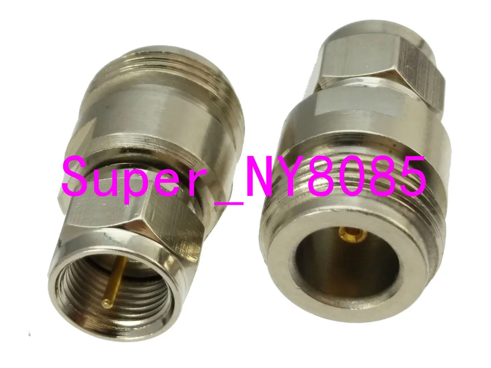 N Jack to F Plug Адаптер N к UHF PL259 SO239/BNC/F ТВ/TNC/RP-TNC штекер и Женский Разъем RF коаксиальный разъем - Цвет: N Jack to F Plug