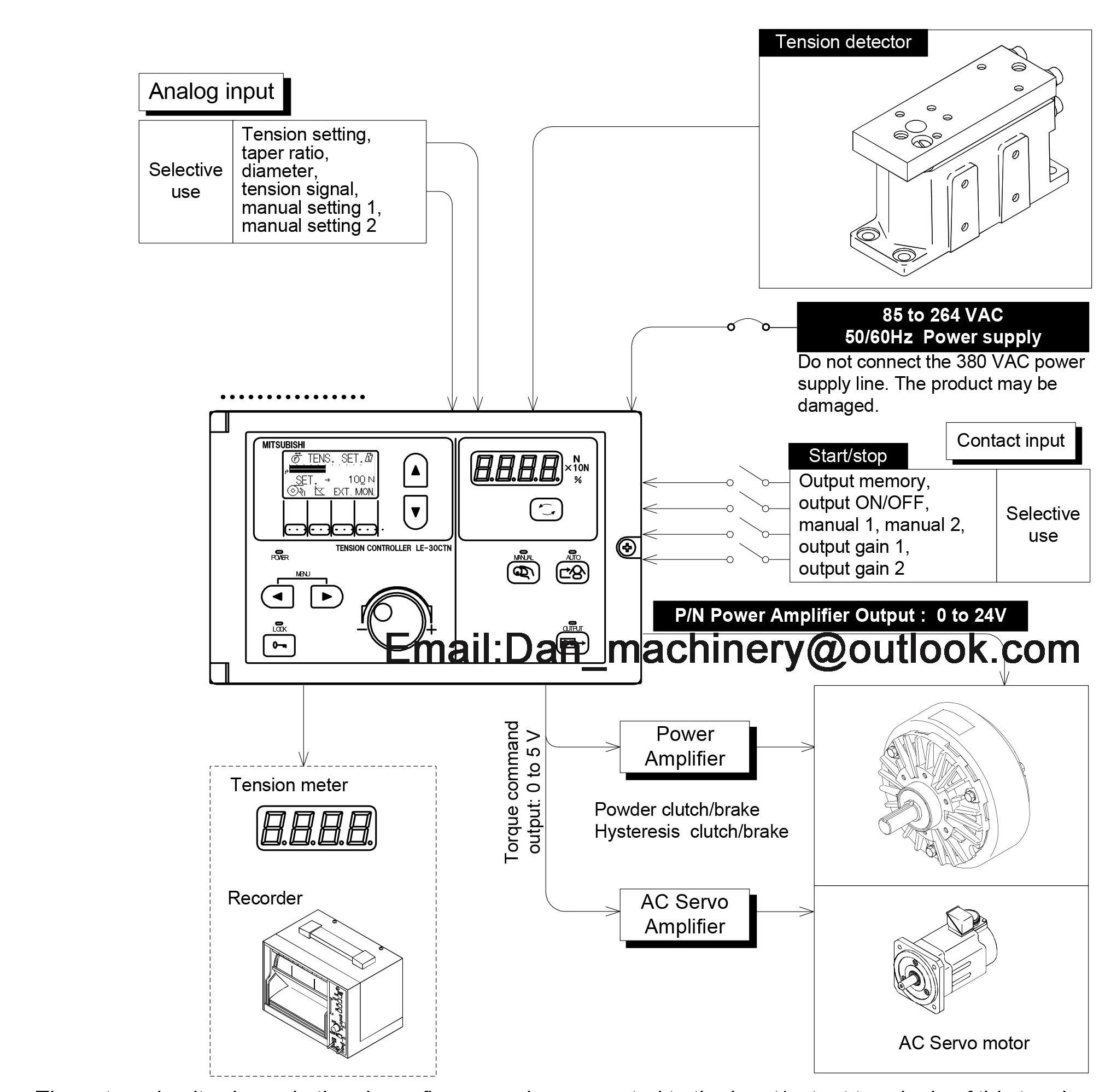 Контроллер натяжения le 30cta mitsubishi electric