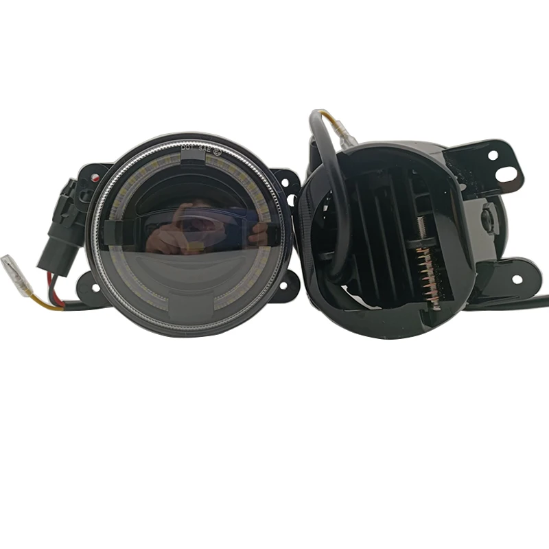 4 дюйма 30 Вт светодиодный головной светильник тумана DRL для Jeep TJ JK JKU Рубикон