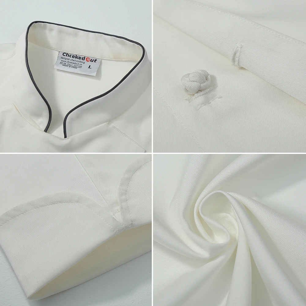 Унисекс униформа шеф-повара одежда для кухни ресторана приготовления пищи