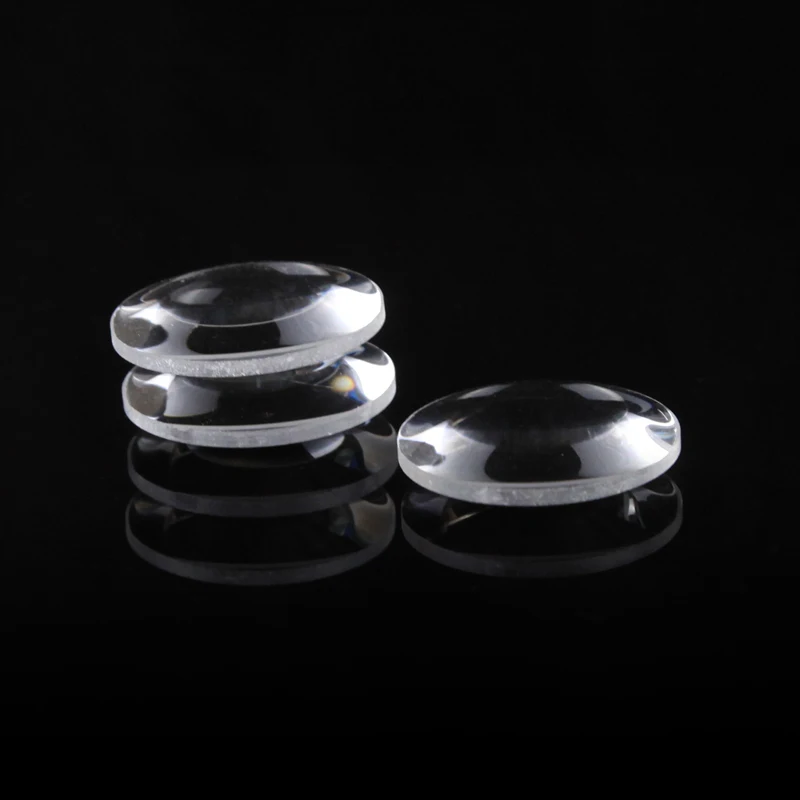Оптическая двойная выпуклая линза диаметром 40 мм фокусное расстояние 50 K9 материал бутик изготовление на