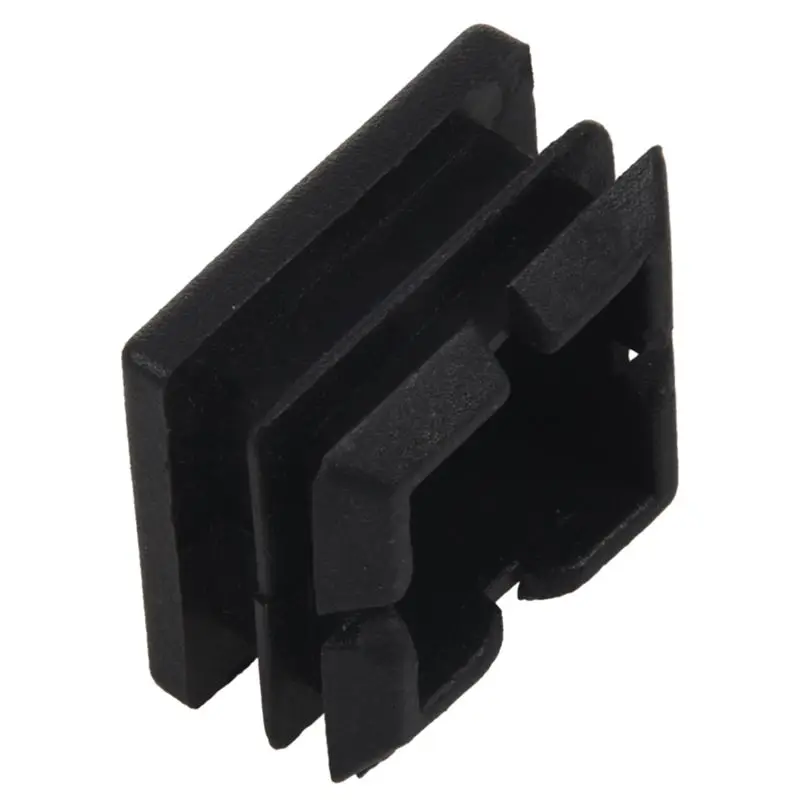 Square Table Chair Leg Tube Pipe Feet Insert Cap 25mmx25mm 20pcs Black Promotion | Мебель