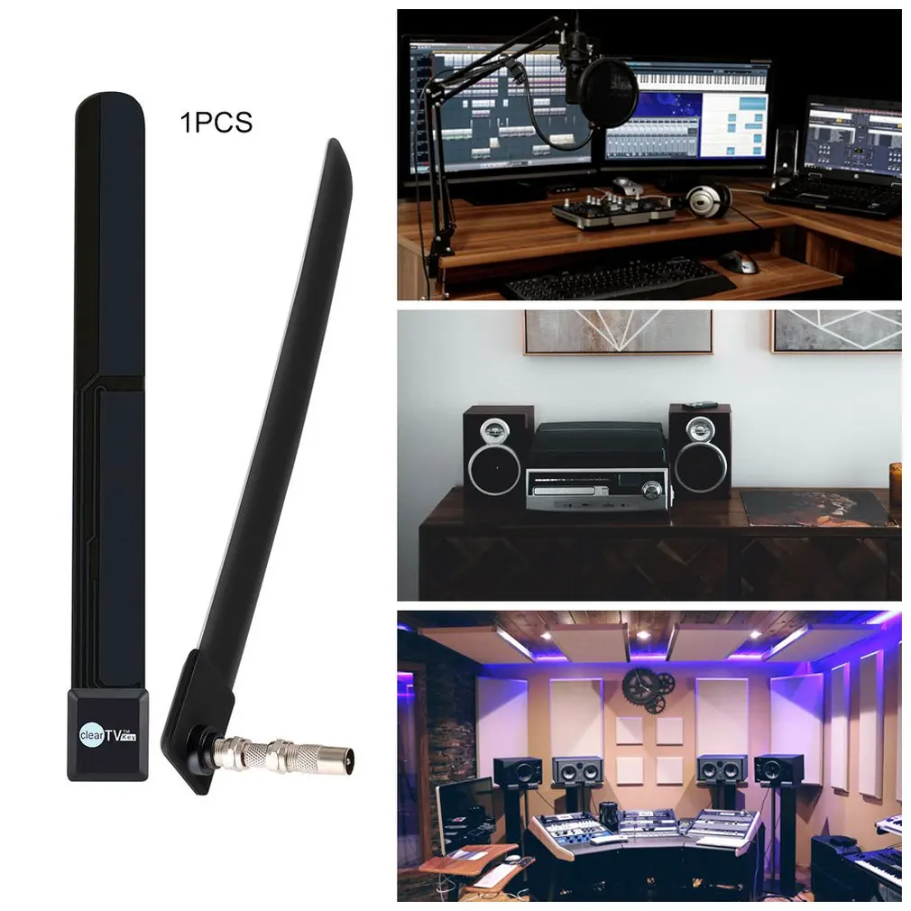 Цифровой Воздушный прозрачный ТВ ключ Крытый спутниковая антенна 1080p HD Канатный кабель улучшения сигнала HD tv Бесплатно для дома