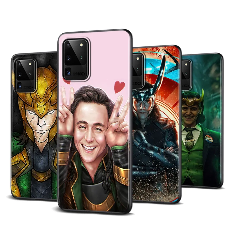 

Marvel Loki Thor For Samsung Galaxy Note 20 10 9 8 S21 S10 S10E S9 S8 S7 FE Ultra Lite Plus Pro Black Soft 5G Phone Case