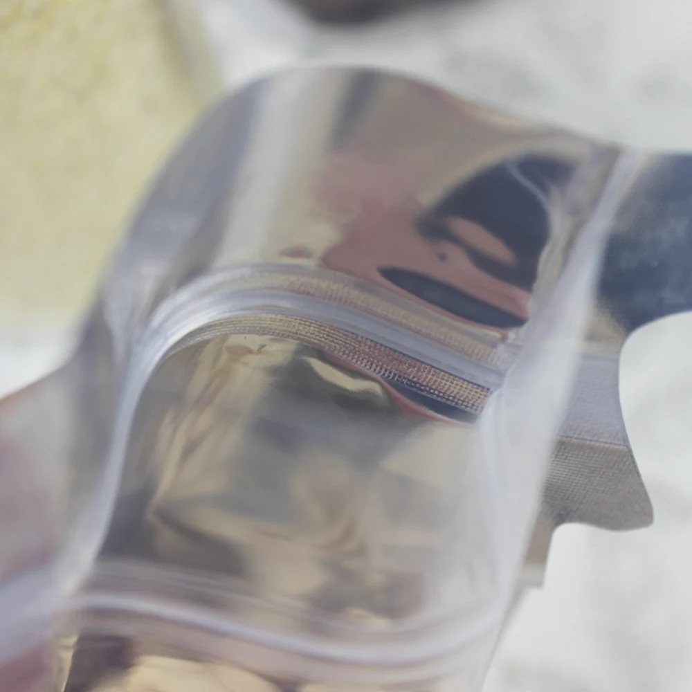 

50pcs Penguin-Shaped Aluminum Foil Zip Pouches Resealable Transparent Bags Food Storage Bags Store Retail Packing Bag Gift Bag