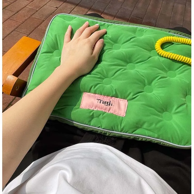 

2021 женская сумка для ноутбука, роскошная вместительная хлопковая большая сумка-клатч для ipad, брендовая Большая мягкая сумка для ноутбука, д...