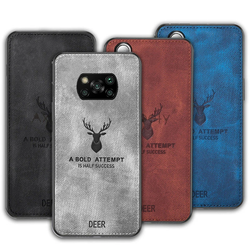 Прочный тканевый чехол для телефона Xiaomi Poco X3 NFC M3 M4 F3 Mi 11 Lite 12 9T 10T 11T Redmi Note 9 9S 10 Pro с