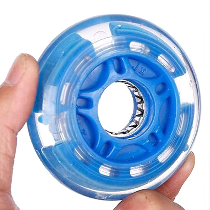 Новинка 4 шт. колеса для роликовых коньков флэш светильник с магнитным