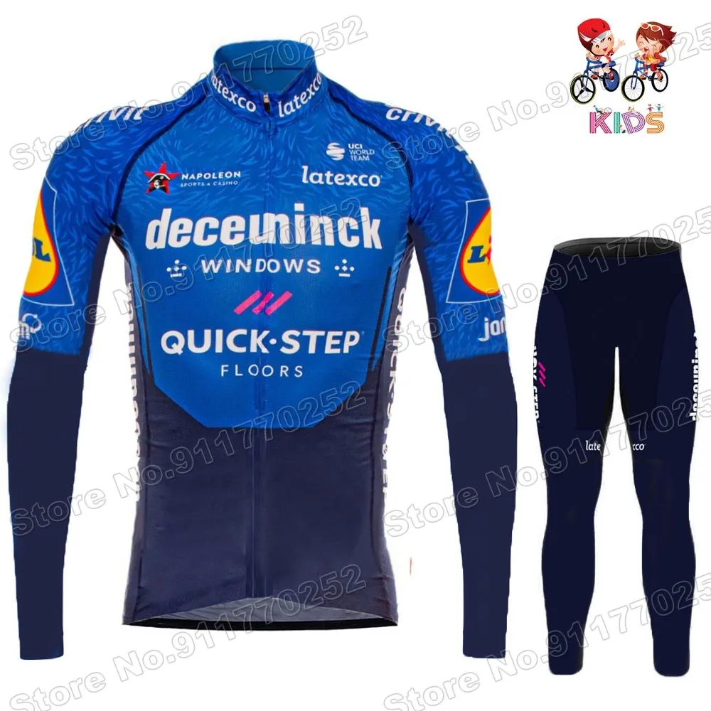 Детская велосипедная майка Quick Step для мальчиков и девочек летняя синяя одежда
