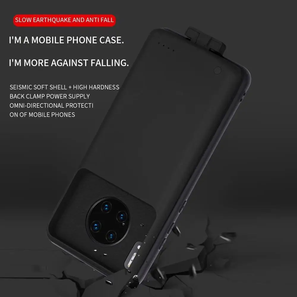 For huawei mate 30 /mate30 pro Battery Charger Case Magnetic 7000mAh External Backup Charger Power Bank Protective Cover