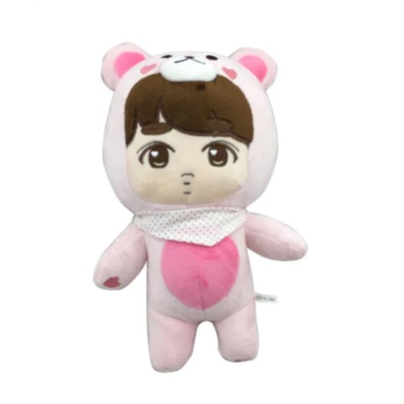 DO Pink Bear Корейская кавайная плюшевая кукла, игрушки, мягкая игрушка ручной работы, плюшевые игрушки из мультфильмов, кукла из мягкого полипропиленового хлопка, мягкие куклы ручной работы, плюшевые вееры, подарки - Цвет: DO Pink Bear