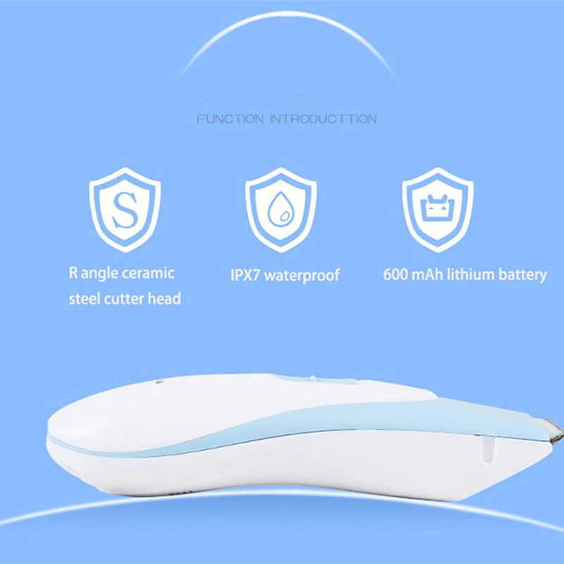 KONKA USB baby electric hair trimmer IPX7 Waterproof R-angle ceramic clipper 600mAh battery Silent earthquake motor | Бытовая техника