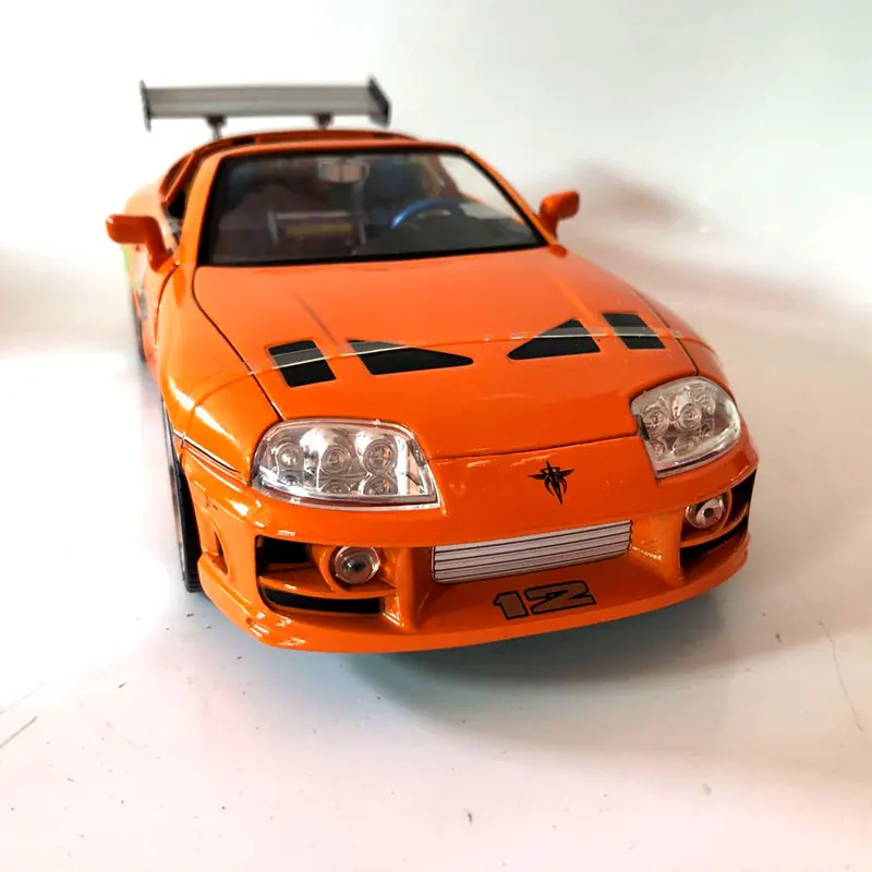 JADA 1/18 масштабная модель автомобиля игрушки 1995 Toyota Supra литья под давлением Металл