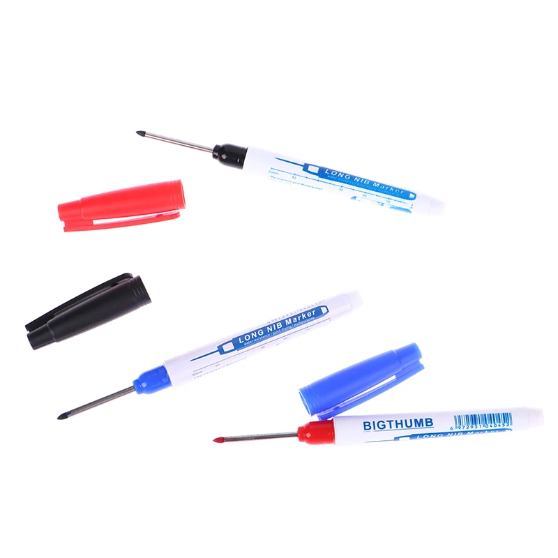 1PC 30cm Long Head Markers Pen Woodworking Decoration Deep Hole Marker Pens Tool | Инструменты