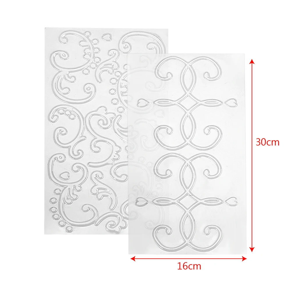 

Cake Mold Baking Tool 3D Flower Checked Pattern for Wedding Cake Sugarcraft Fondant Lace Mould DIY Cake Decorating Tool