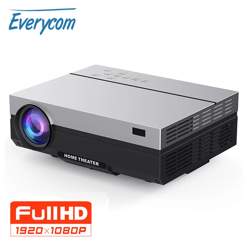 Everycom T26K реальный lcd Full HD проектор, нативный 1080P 5500 люмен видео проектор светодиодный Домашний кинотеатр HDMI опция wifi проектор