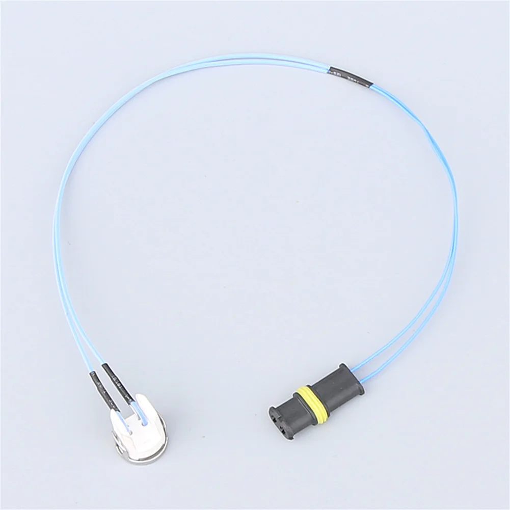 

1pc PT1000 Car Temperature Sensor Probe Connector For Diesel Air Parking Heater Standard Sensor-Round Head-2 Blue Wires