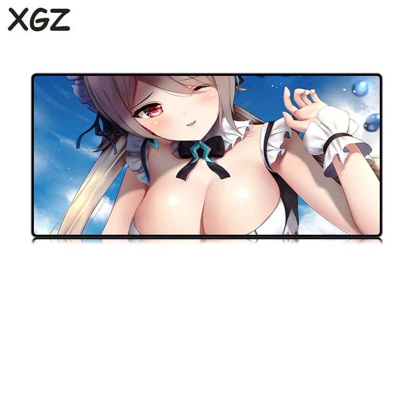 XGZ ноутбук мультфильм большой размер Коврик для мыши Сексуальная большая грудь красота коврик для ПК чистый милый девочка натуральный каучук универсальный тип скольжения