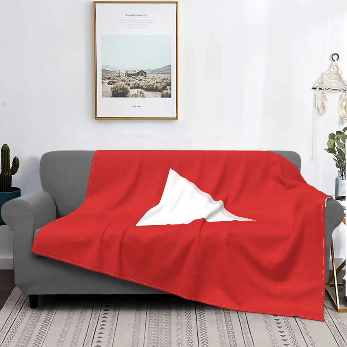 

Manta с логотипо по бокам Youtube, Edredon a cuadros для cama, toalla, Sudadera с капучинатором