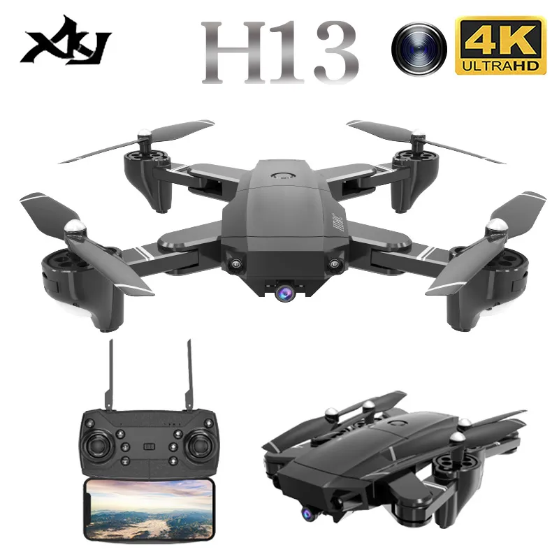 

Квадрокоптер H13 RC с камерой 4K HD, Wi-Fi, FPV