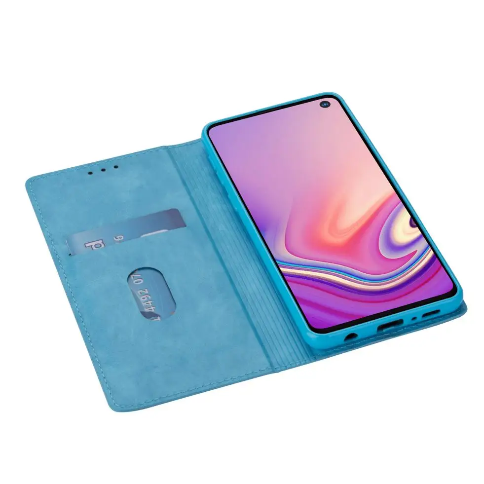 Для samsung Galaxy Note 10 Pro 9 8 S10 Lite S9 S8 Plus S7 S6 Edge модный блестящий тонкий умный флип кожаный