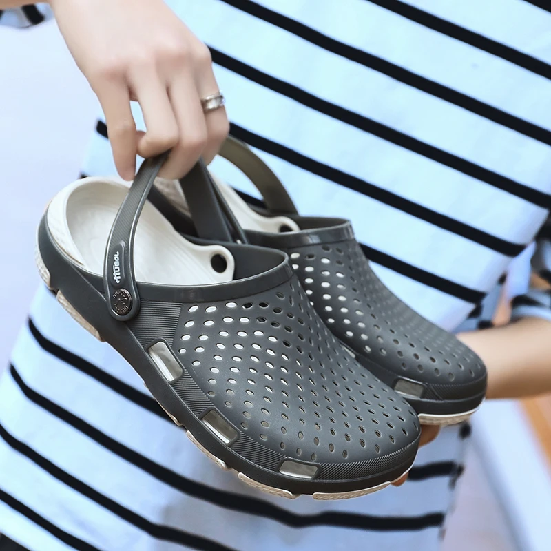 Летние пляжные сандалии-сабо без застежки Легкие мужские сандалии Nativ