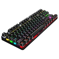 Gaming Mechanical Keyboard keys Anti-ghosting Hot Swapbble Blue Switch Color Backlit Wired Keyboard For pro Gamer Laptop PS4
