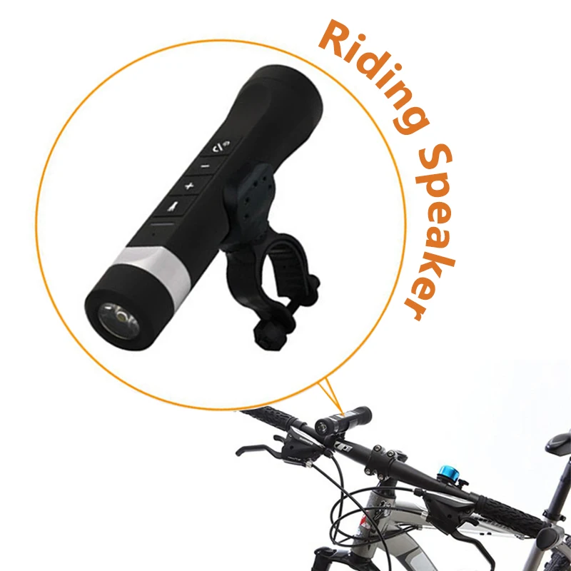 Портативный велосипедный Bluetooth динамик многофункциональная колонка с фонариком