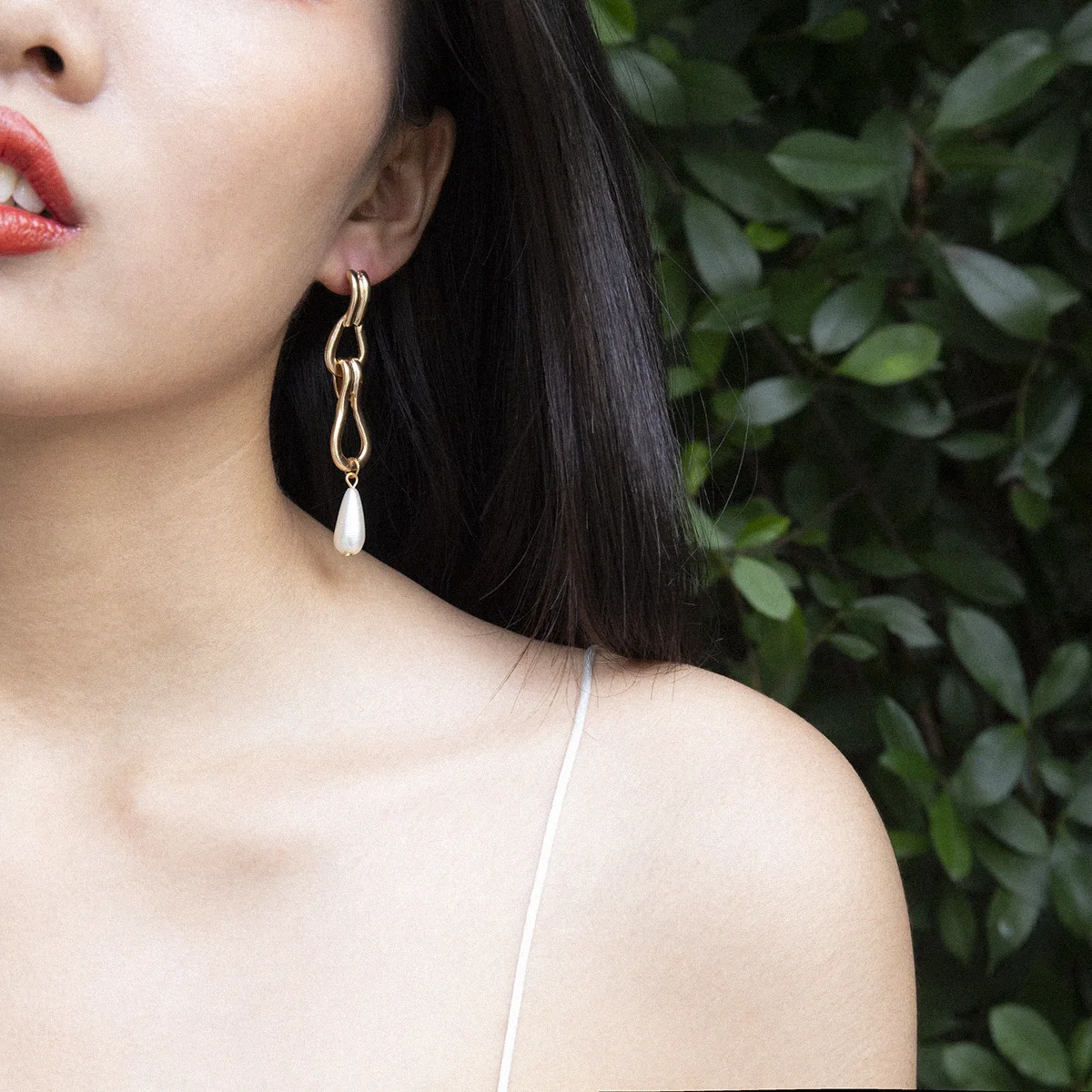 Marine Pearl Shell Geometric Earrings for Women Girls Wholesale Heart-shaped Creative Temperament Female Accessories | Украшения и