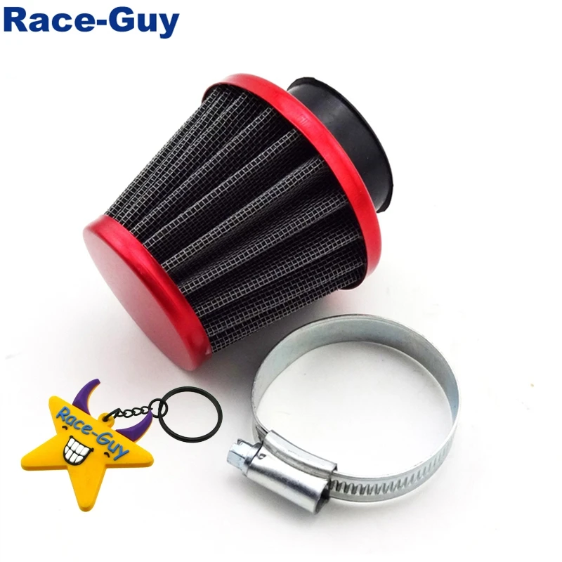 Очиститель воздушного фильтра из красной стали 38 мм для мотоциклов квадроциклов