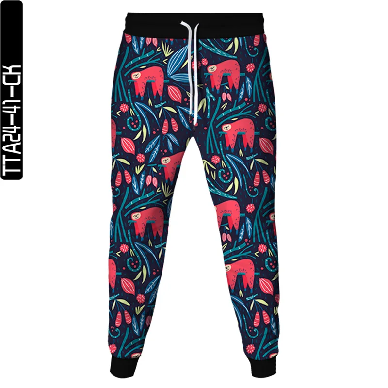 

Monkey 3D Printing Fashion Harajuku Jogging Pants 2021 Casual Loose Sports Pants Slim Streetwear Men's and Women's Pants