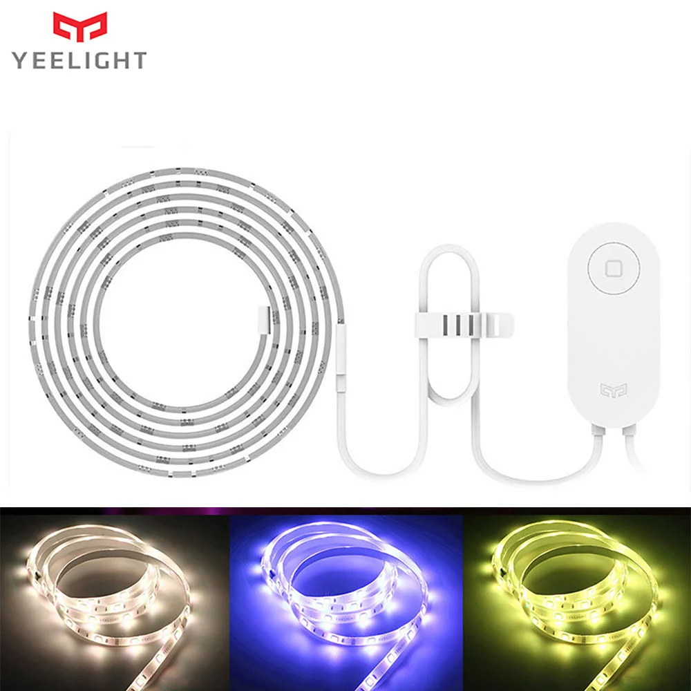 Оригинальный Йи светильник цветная (RGB) светодиодная лампа 2 м умный полосы дом voor