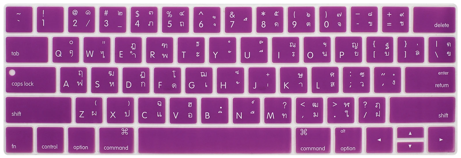 Thailan keyboard cover For macbook pro with touchbar A2159 A1707 A1707 A1989 A1990 New pro US-Enter cover Protective film