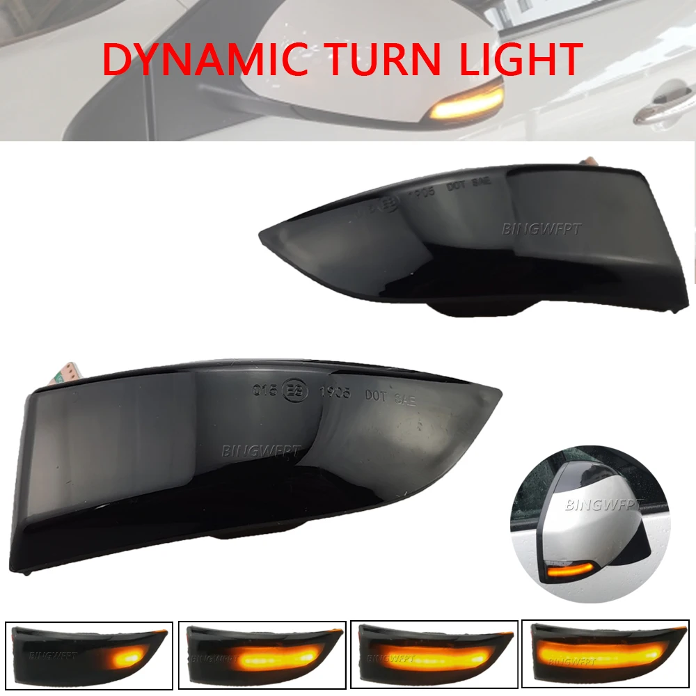 

For Renault Megane MK3 Laguna III X91 Scenic Fluence Latitude Safrane LED Dynamic Turn Signal Mirror Sequential Indicator Light