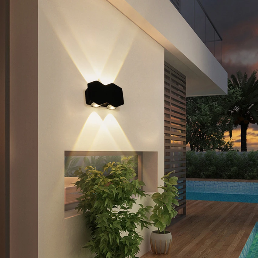 

Светодиодный настенный светильник, водонепроницаемый светильник IP65 для внутреннего/наружного освещения, сада, гостиной, спальни, фоновый н...