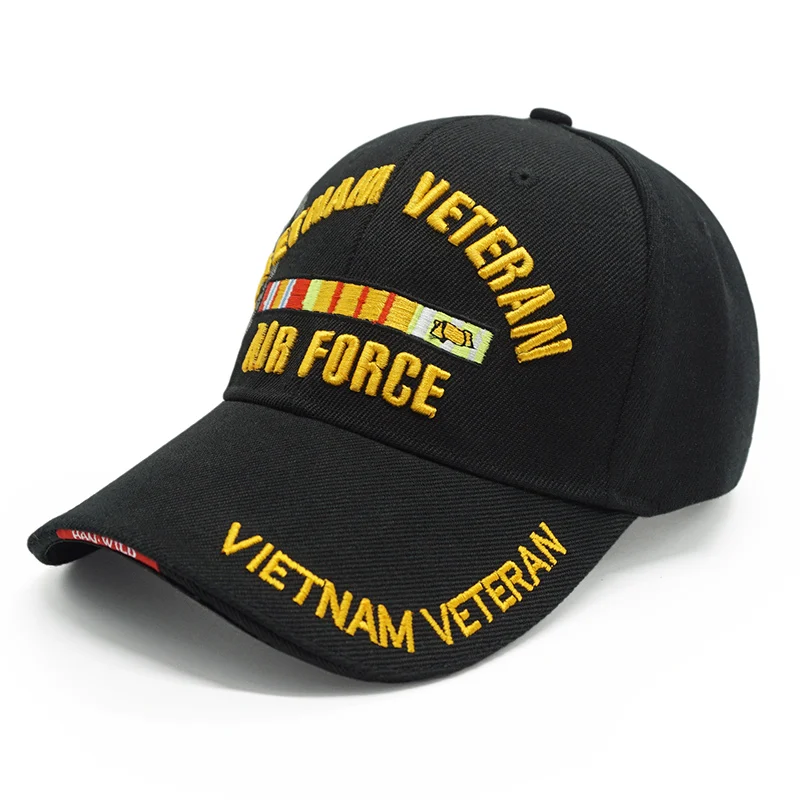 VIETN black Новая брендовая мужская тактическая бейсбольная кепка Eagle SWAT, армейская бейсболка, хлопковая кепка, Регулируемая Мужская Уличная Бейсболка Кепка Gorras - Цвет: VIETN black