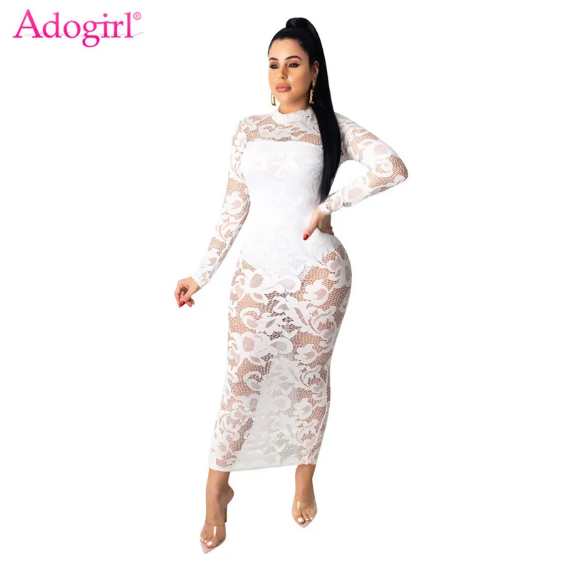 Adogirl 2020 весеннее женское сексуальное кружевное платье без бретелек с подкладкой