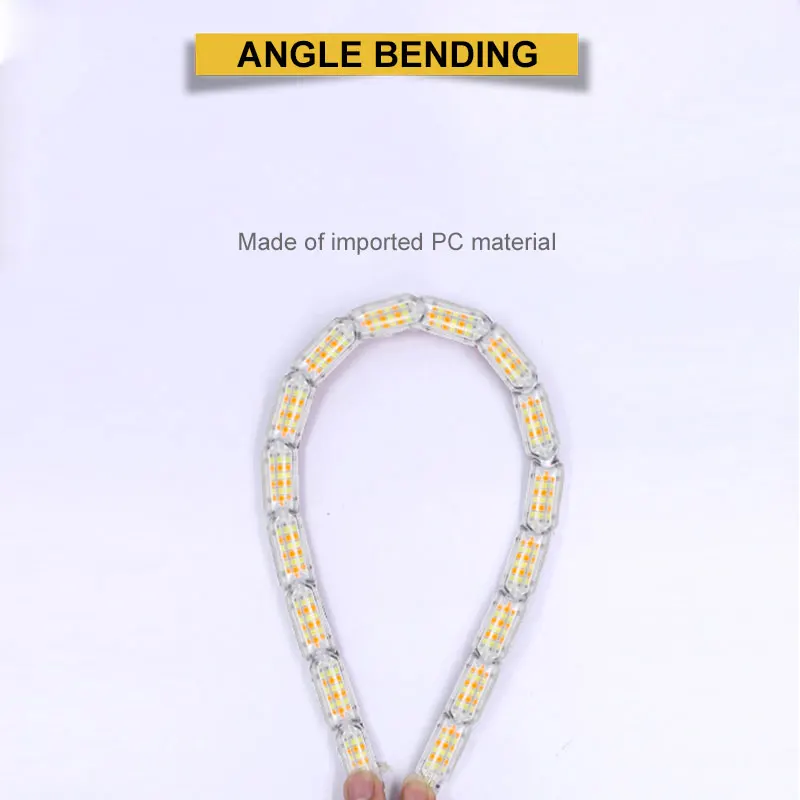 2 шт. светодиодные полосы со слезными глазами сигнальные огни DRL белый Янтарный