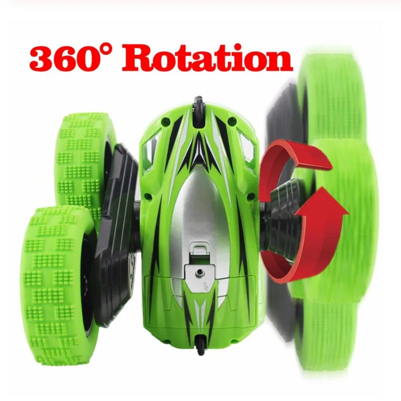 Радиоуправляемый автомобиль 2 4G 4CH трюки дрифта деформации багги Rock Crawler Roll 360