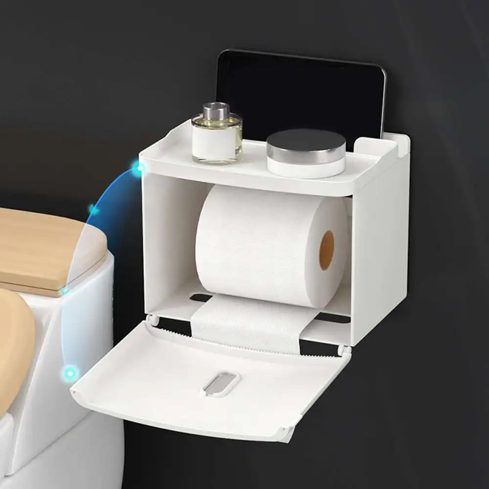 

Bathroom Paper Towel Dispenser Wall Mounted Paper Holder Waterproof Home Toilet Holder Organizer Bathroom Fixture