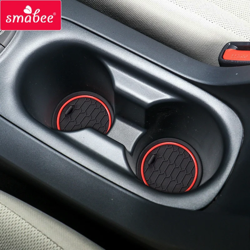 

smabee Gate slot Cup Mat for 2019 2020 2021 Toyota Corolla AURIS anti-slip pad Accessories Non-slip mats Car Sticker Tidying