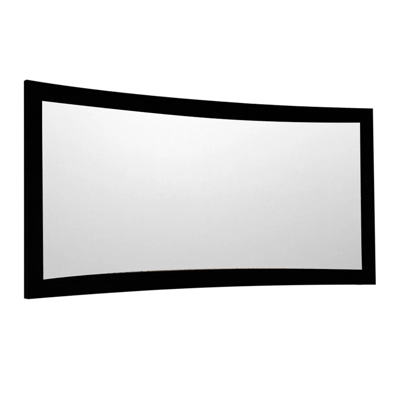 Изогнутый экран для проектора с фиксированной рамкой кинотеатром 2 35: 1 изогнутый