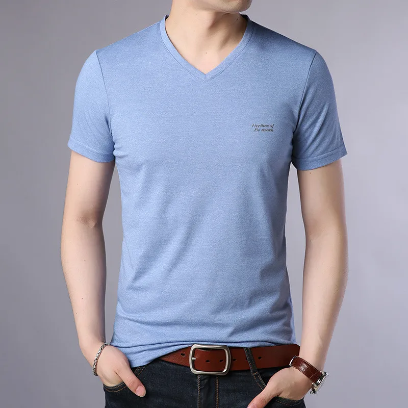 

6197- new summer men's short-sleeved t-shirt clothes loose Korean students men's clothing